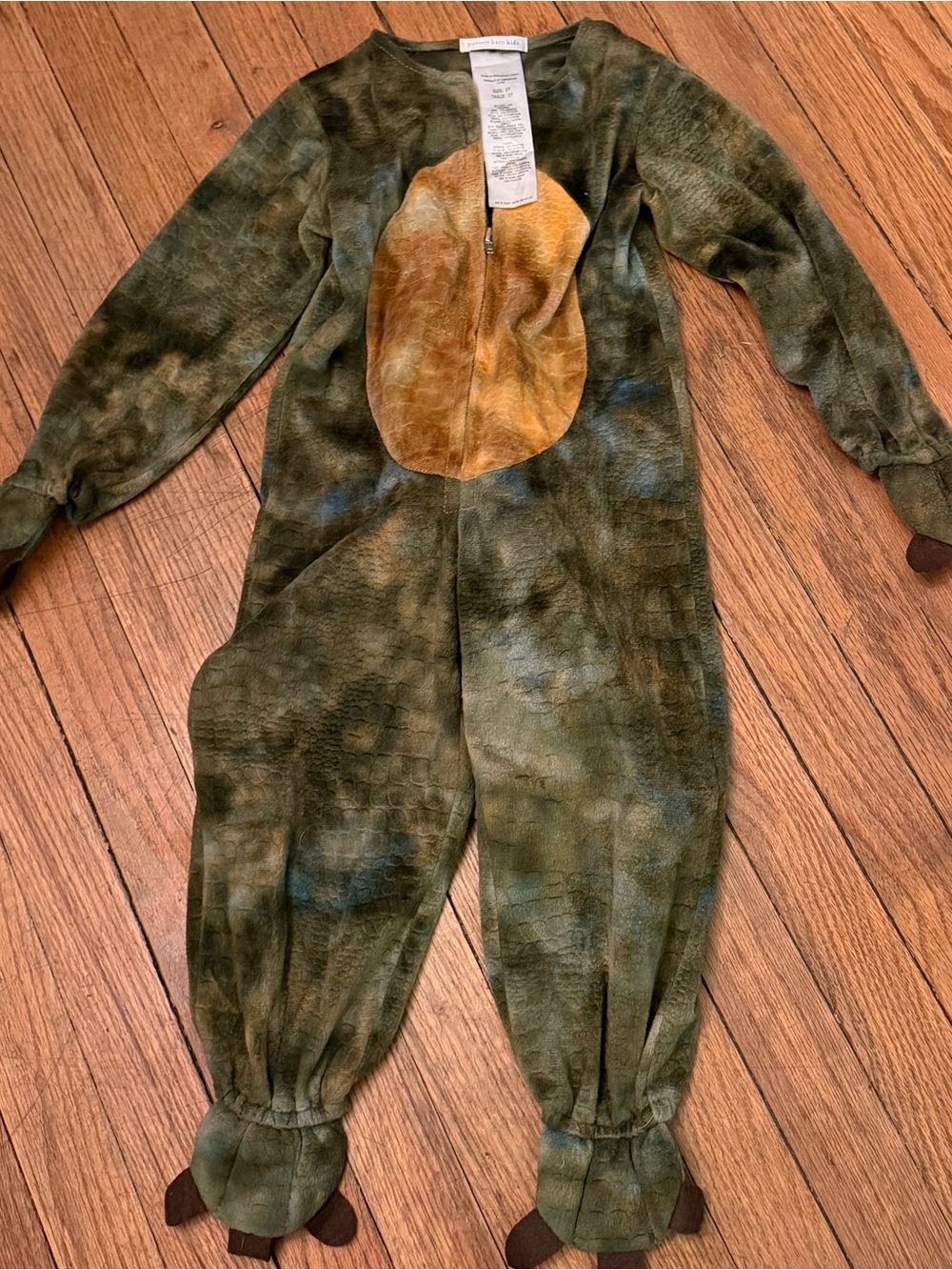 Pottery Barn Kids Kids T-Rex Halloween Costume SUIT ONLY